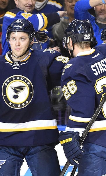 Tarasenko scores three goals in Blues' comeback win over Kings